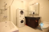 Lake view with big balcony apartment for rent in Xuan Dieu st, tay Ho district 